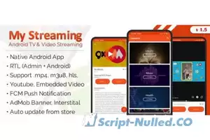 My Streaming Android App with Admin Panel (Android 11 Support) v1.5