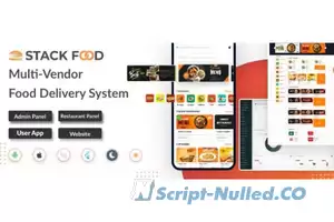 StackFood Multi Restaurant v6.0.1 - Food Delivery App with Laravel Admin and Restaurant Panel