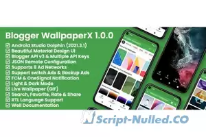 Blogger WallpaperX v1.0.0 - Blogger API v3