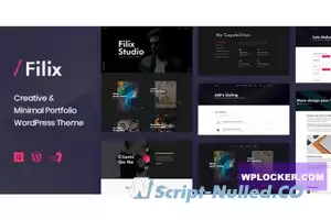 Filix v1.3.0 - Creative Minimal Portfolio WordPress Theme