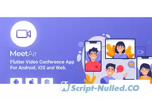 MeetAir v1.2.0 - iOS and Android Video Conference App for Live Class, Meeting, Webinar, Online Training