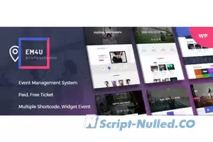 EM4U v1.6.2 - Events WordPress Theme for Booking Tickets