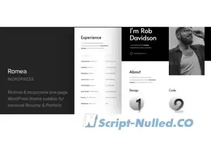 Romea v1.5 - Personal Portfolio WordPress Theme