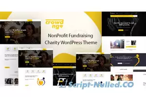 Crowdngo v1.0.7 - Fundraising Charity WordPress Theme