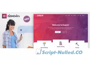 Exqute v1.9 - Painting Company WordPress Theme