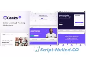 Geeks v1.2.9 - Online Learning Marketplace WordPress Theme