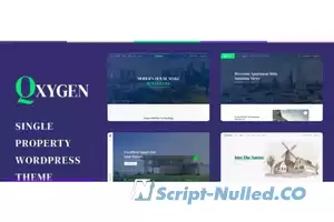 Qxygen v1.0.5 - Single Property WordPress Theme