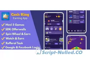 Cash King v1.0 - Android Earning App With Admin Panel