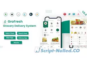 GroFresh v6.0 - (Grocery, Pharmacy, eCommerce, Store) App and Web with Laravel Admin Panel + Delivery App