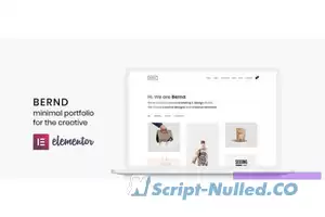 Bernd v3.0.0 - Minimal WordPress Portfolio Theme