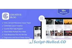 Creative Blog Designer Bundle for WordPress v1.0