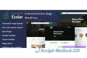 Ecolar v2.0.0 - Environment & Ecology WordPress Theme