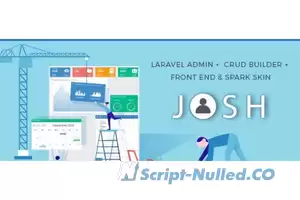 Josh v9.0 - Laravel Admin Template + Front End + CRUD