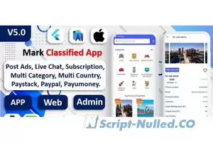 Mark Classified App v5.0 - Classified App Multi Payment Gateways Integrated