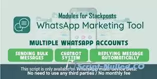 Whatsapp Marketing Tool Module For Stackposts v3.0