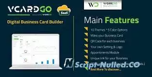 vCardGo SaaS v2.8 - Digital Business Card Builder - nulled