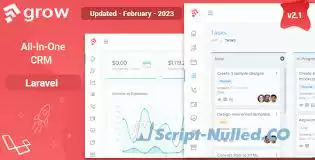 Grow CRM v2.1 - Laravel Project Management - nulled