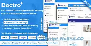 Doctro v4.3 - On-Demand Doctor Appointment Booking SaaS Marketplace Business Model - nulled