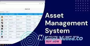 Asset Management System with Barcode | ASP.NET Core | EF Core | .NET Core 6.0 v2.0.0