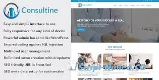 Consultine v1.8 - Consulting, Business and Finance Website CMS