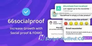 66socialproof v22.0.0 - Social Proof & FOMO Widgets Notifications (SAAS) - nulled