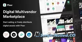 Pixer v3.1.0 - React Laravel Multivendor Digital Marketplace