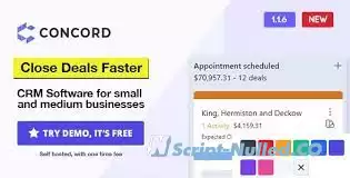 Concord v1.1.5 - Deals Management CRM