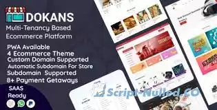 DOKANS v3.9.1 - Multitenancy Based Ecommerce Platform (SAAS) - nulled