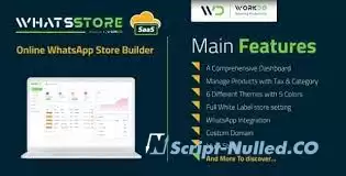 WhatsStore SaaS v5.4 - Online WhatsApp Store Builder - nulled