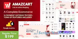 AmazCart v3.5 - Laravel Ecommerce System CMS - nulled