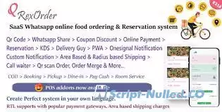 QrexOrder v3.0 - SaaS Restaurants / QR Menu / WhatsApp Online ordering / Reservation system - nulled