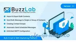 BuzzLab v1.1 - Bulk Email And SMS Marketing Platform - nulled