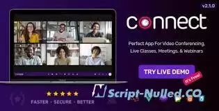 Connect v2.1.0 - Video Conference, Online Meetings, Live Class & Webinar, Whiteboard, Live Chat - nulled