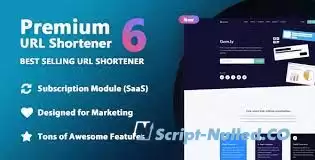 Premium URL Shortener v6.8 - Link Shortener, Bio Pages & QR Codes - nulled