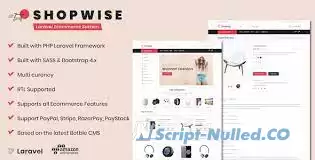 Shopwise v1.25.0 - Laravel Ecommerce System