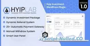 HYIPLAB v3.1 - Complete HYIP Investment System - nulled