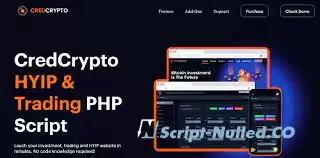 CredCrypto v2.0 - HYIP Investment and Trading Script - nulled