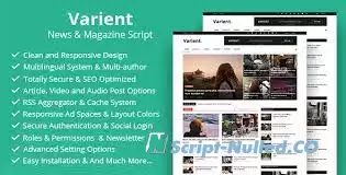 Varient v2.1 - News & Magazine Script - nulled