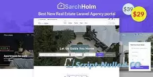 Sarchholm v2.0.3 - real estate laravel multilingual agency portal