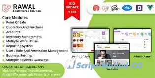 Rawal v1.1.9 - All in One Laravel Ecommerce Solution with POS for Single & Multiple Location Business Brand - nulled