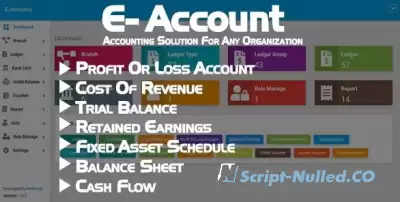 E-Account v1.0 - Accounting Software for any Organization