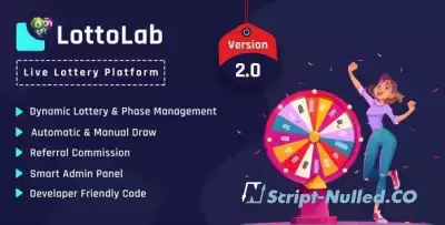 LottoLab v2.0 - Live Lottery Platform - nulled