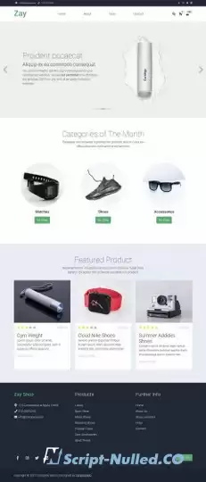 Zay Shop Template