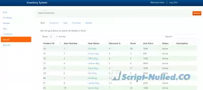 Inventory Control System In PHP With Source Code