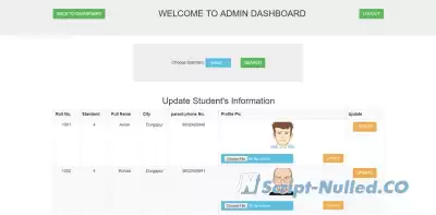 Student Details Management System In PHP With Source Code