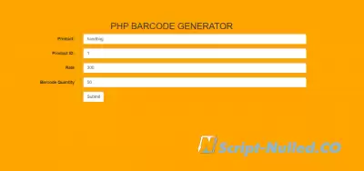 Barcode Generator In PHP With Source Code