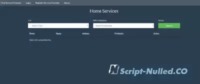 Home Service System In PHP With Source Code