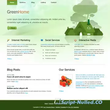 Green Home Template