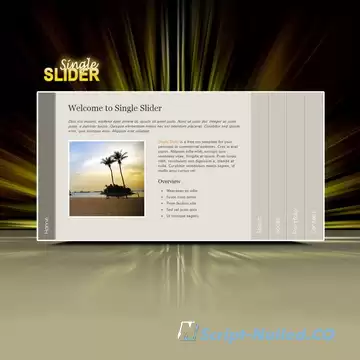 Single Slider Template