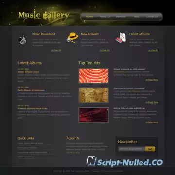 Music Gallery Template